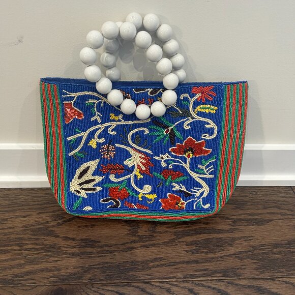 Beaded Structured Tote by Anthropologie - NWOT - Picture 6 of 6